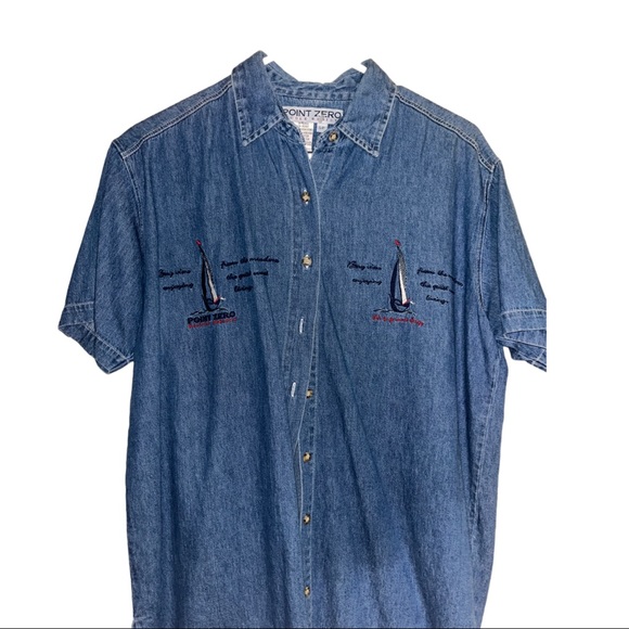 Point Zero Denim Shirt - Picture 1 of 3